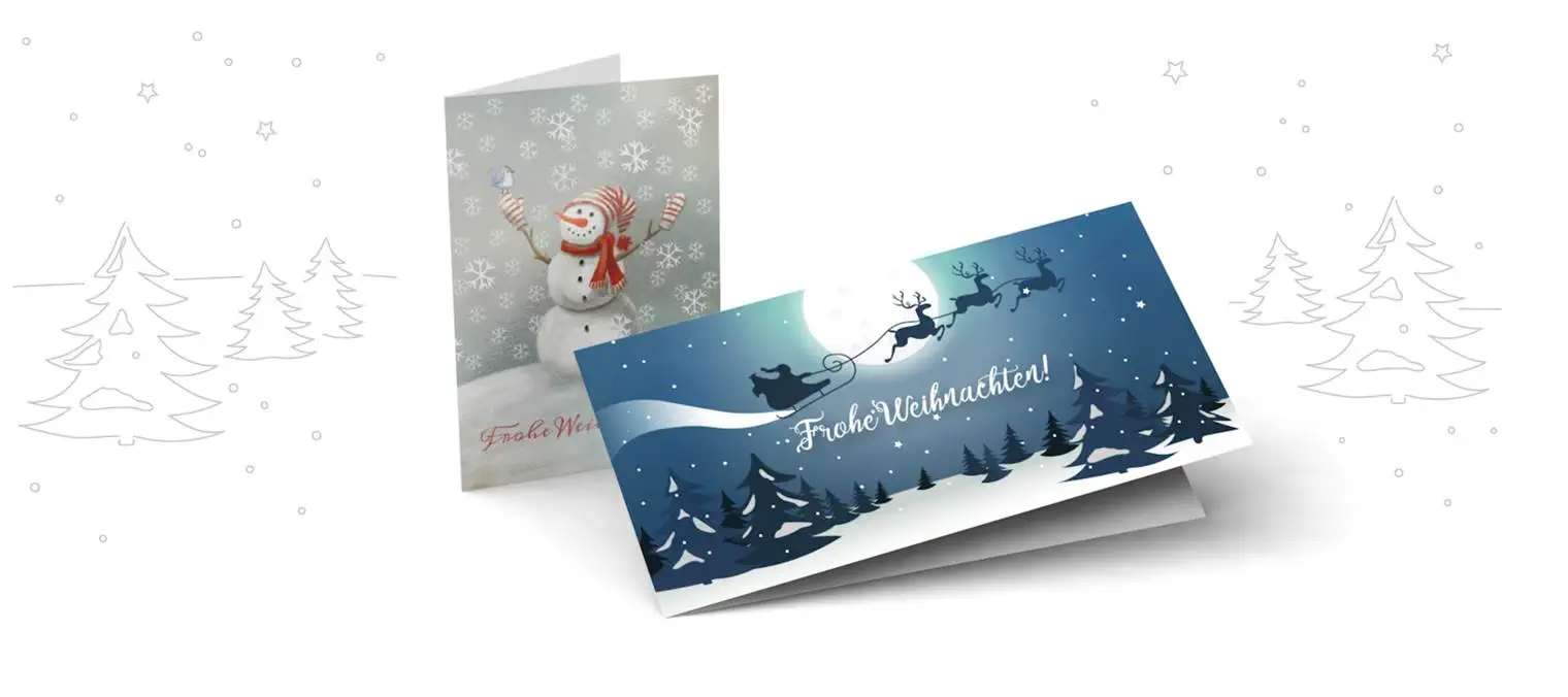 Weihnachtsvorlagen drucken lassen